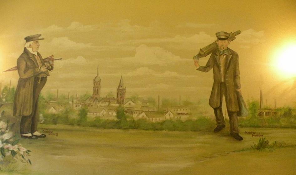 Een zijdeverkoper te Crefeld in de negentiende eeuw